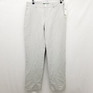 Lauren Ralph Lauren Silk Linen Slim Ankle Pants